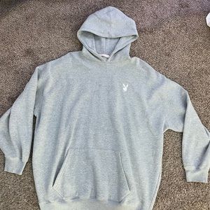 oversized playboy hoodie